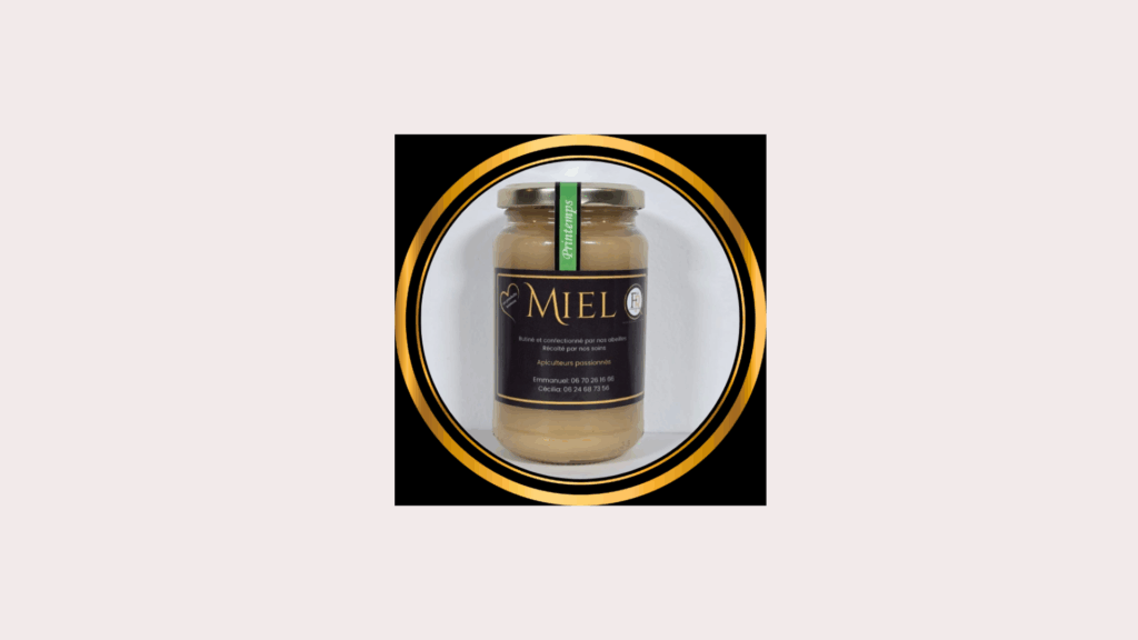 Pot de miel de printemps