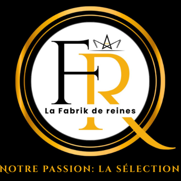 Logo de la fabrik de reines : lettres F et R en majuscule