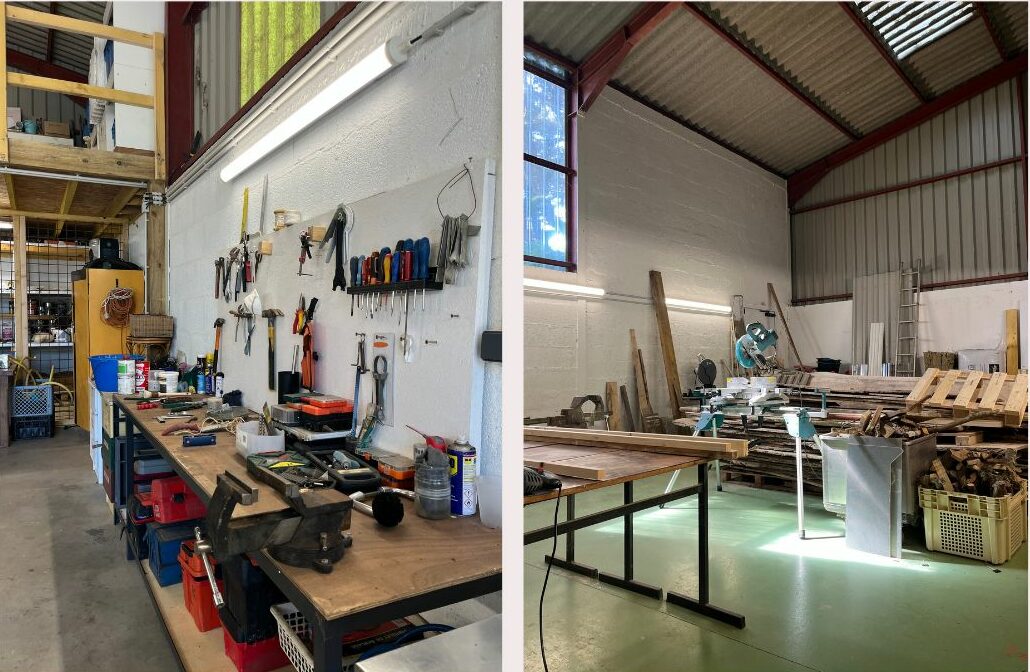 Photo de l'atelier pour la mise en location