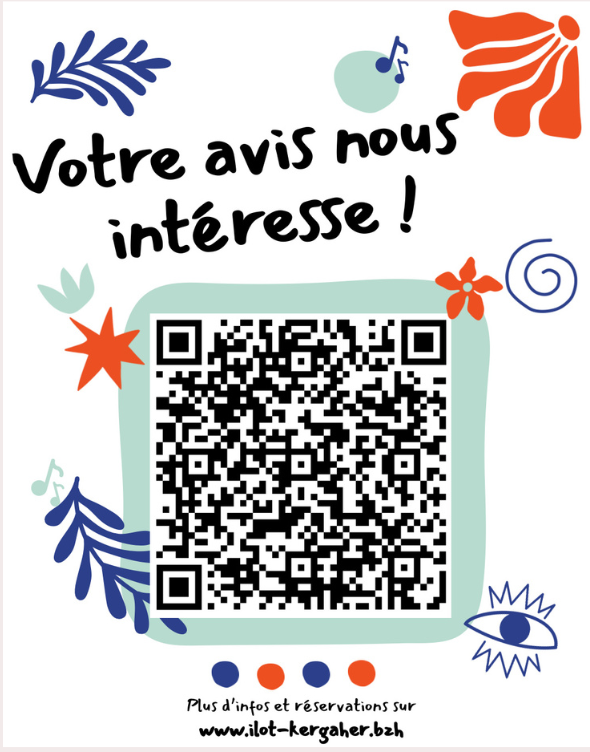 Affiche avec QRCODE